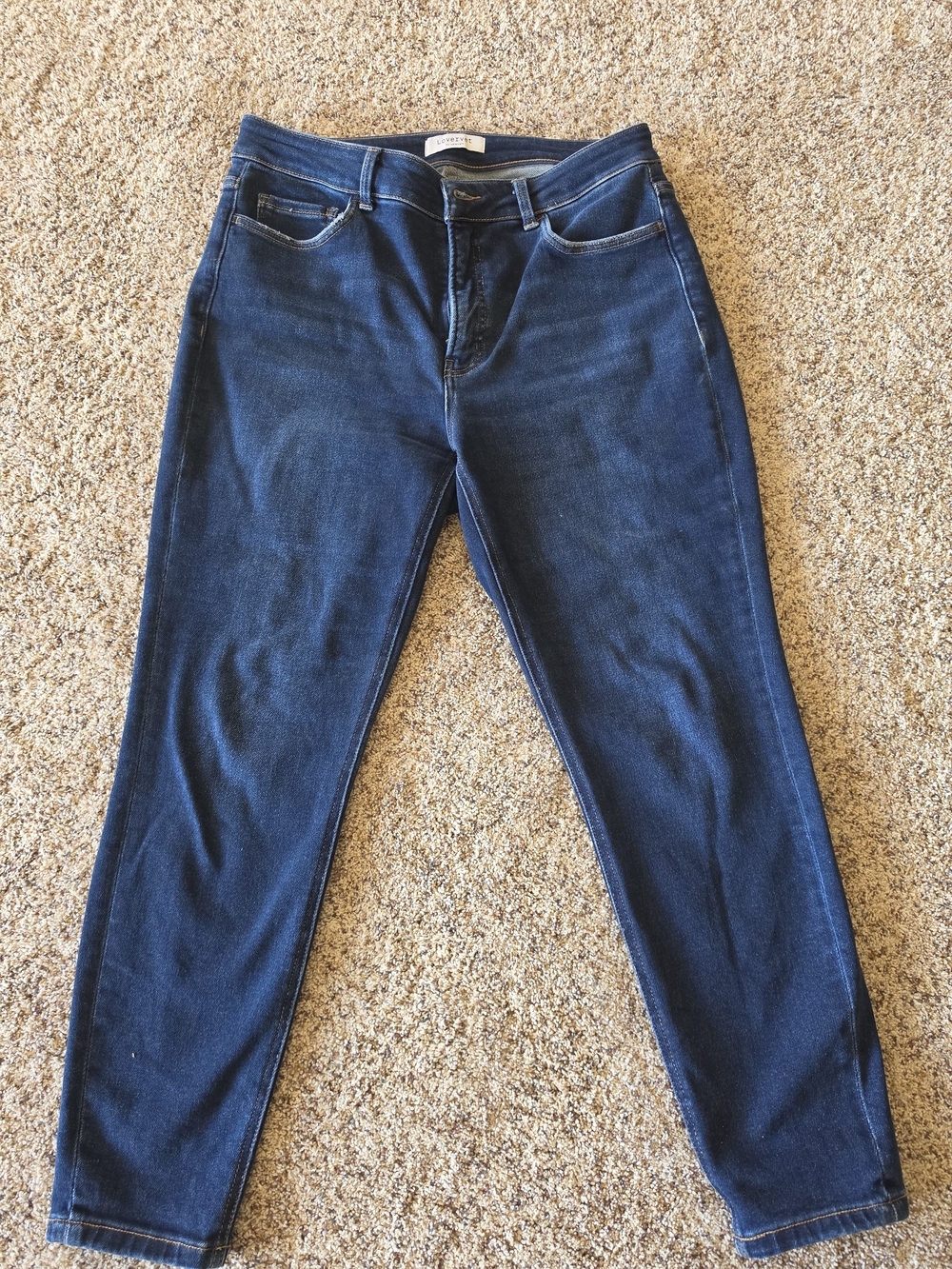 Lovervet By VERVET High Rise Skinny Ankle Jean